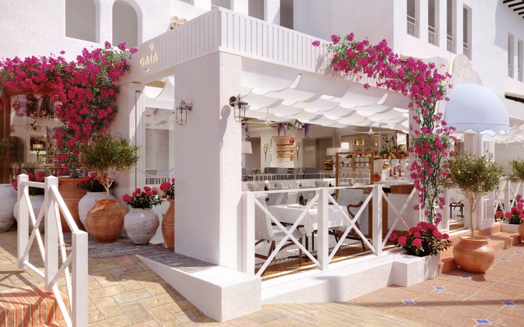 Griechisches Szene Restaurant GAIA eröffnet mit geheimer Bar im Puente Romano Beach Resort