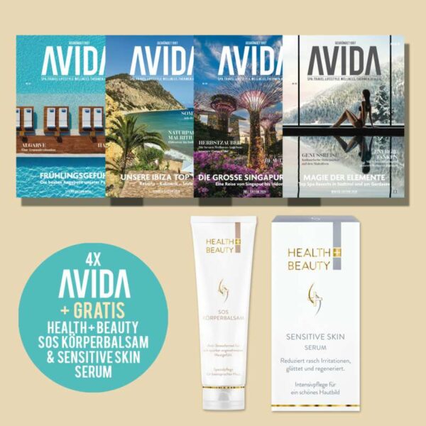avida.fb 0625hb sosserum1080x1080pix reduce - AVIDA ABO / 4-Ausgaben im Jahr / Promotion Health + Beauty SOS Körperbalsam und Sensitive Skin Serum