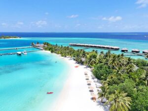 Sheraton Maldives Full Moon Resort Spa Aerial Beach Shot reduce 300x225 - default