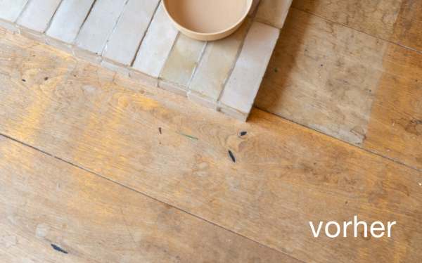 Vorher reduce - Neuer Holzboden ohne Austausch